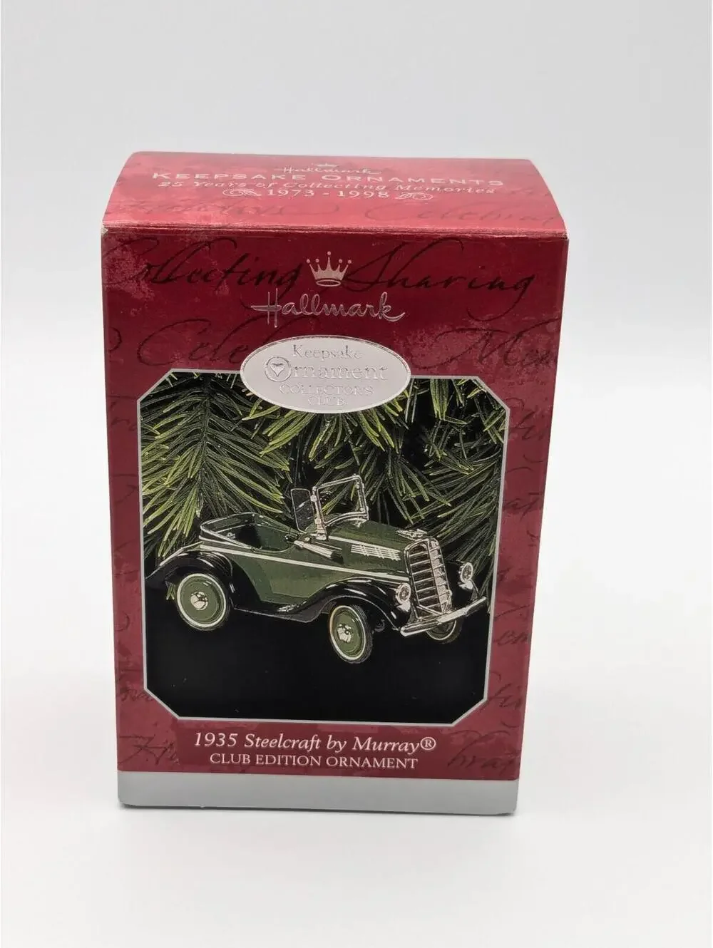 Hallmark Keepsake 1935 Steelcraft by Murray 1998 NEW Die-Cast Metal Ornament